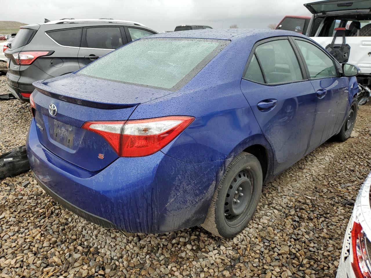 2016 Toyota Corolla L Blue vin: 2T1BURHE9GC576686