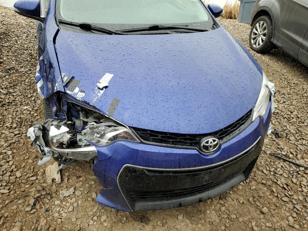 2016 Toyota Corolla L Blue vin: 2T1BURHE9GC576686