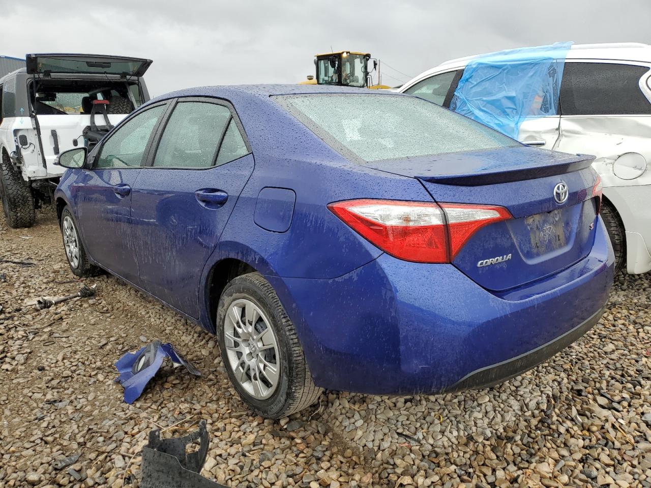 2016 Toyota Corolla L Blue vin: 2T1BURHE9GC576686
