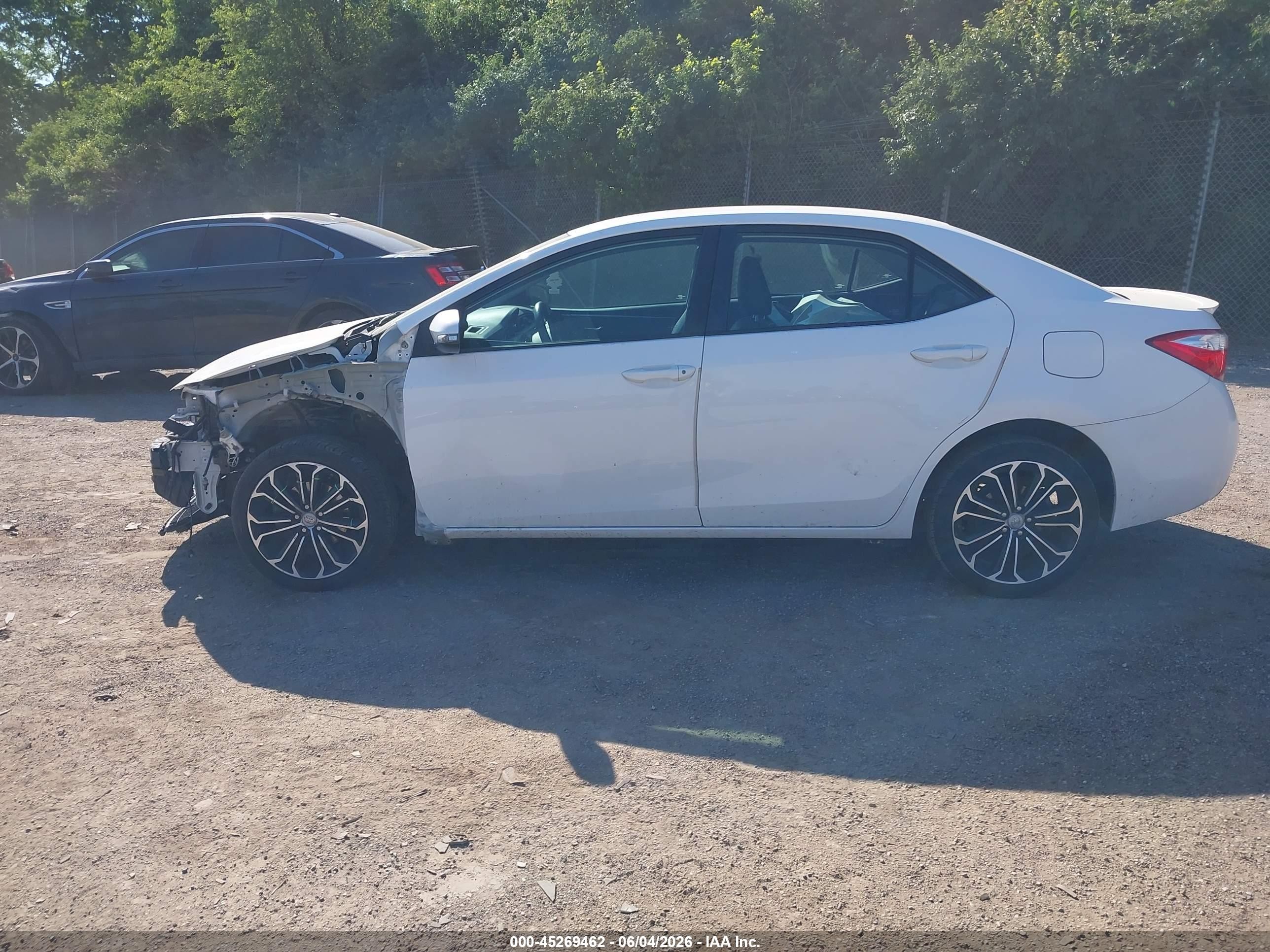 2016 Toyota Corolla S Plus Белый vin: 2T1BURHE9GC651550