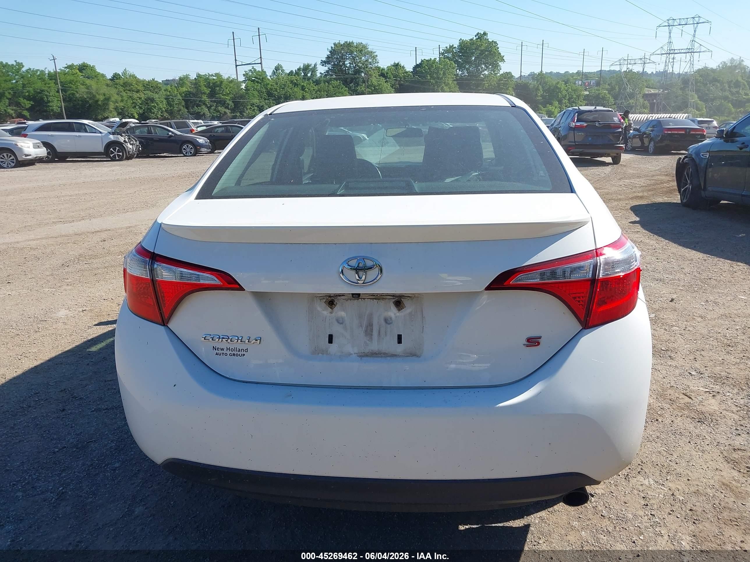 2016 Toyota Corolla S Plus Белый vin: 2T1BURHE9GC651550