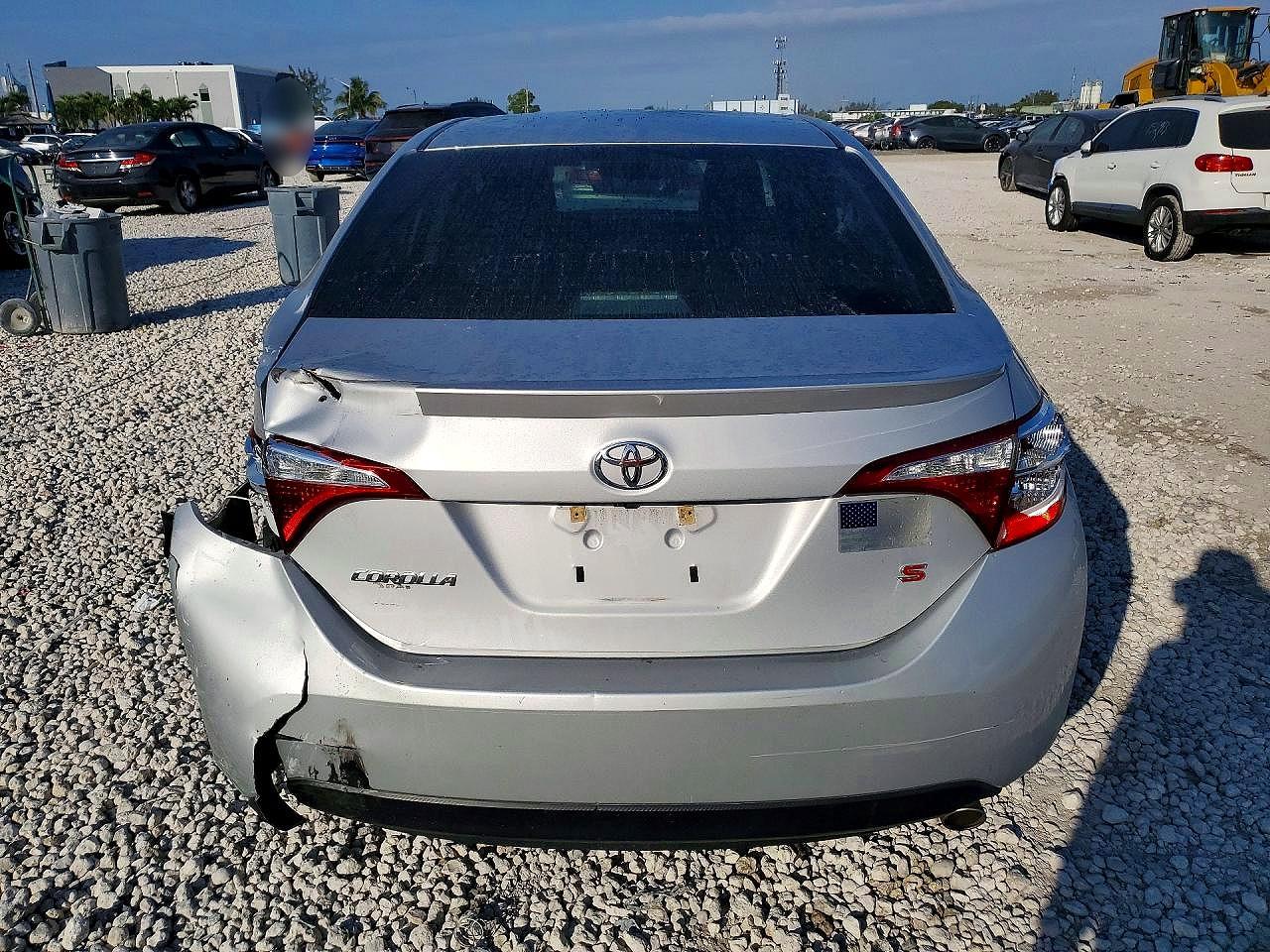 2016 Toyota Corolla S Silver vin: 2T1BURHE9GC669689