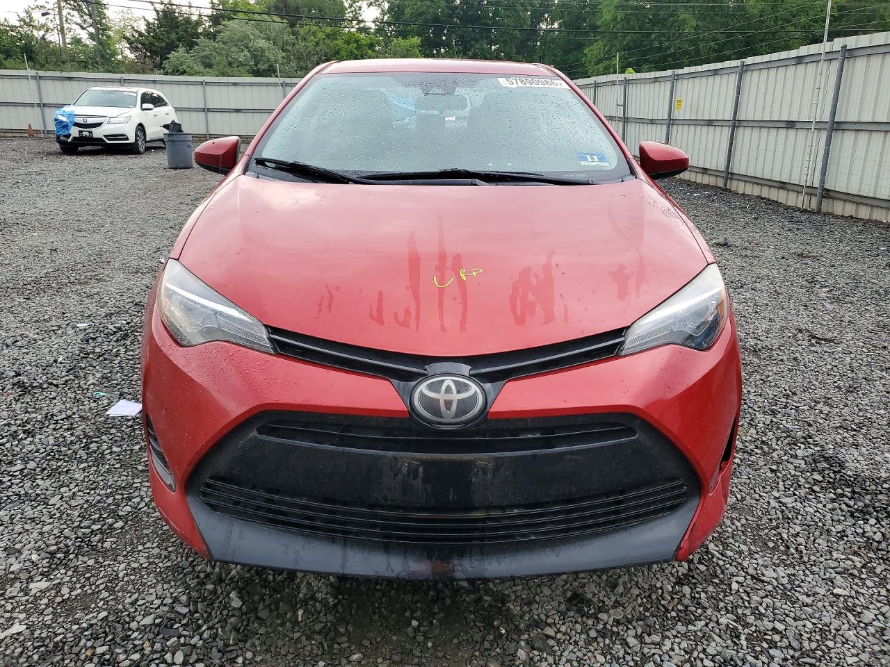 2017 Toyota Corolla Le Red vin: 2T1BURHE9HC794645