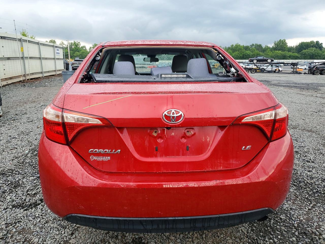2017 Toyota Corolla Le Red vin: 2T1BURHE9HC794645