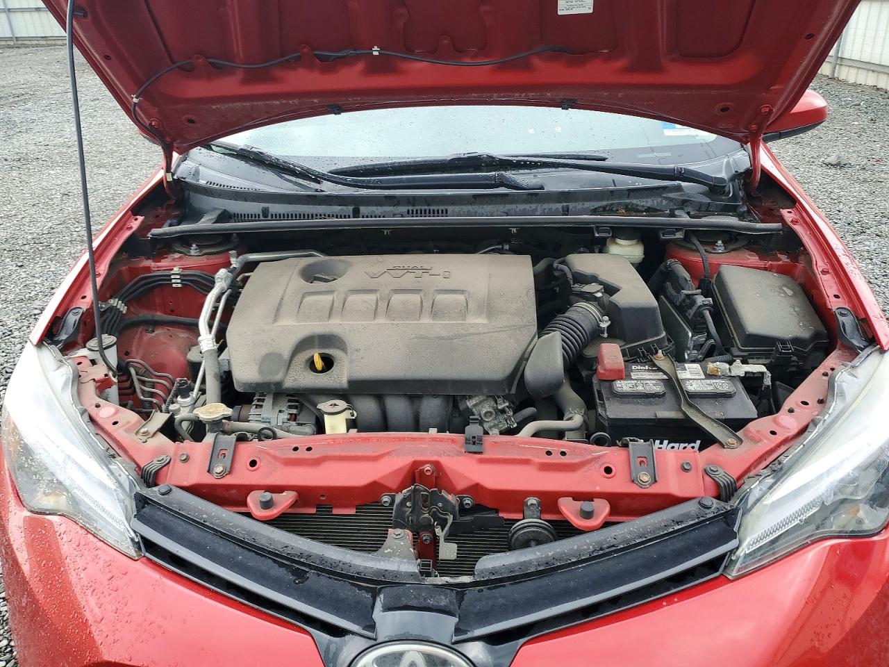 2017 Toyota Corolla Le Red vin: 2T1BURHE9HC794645