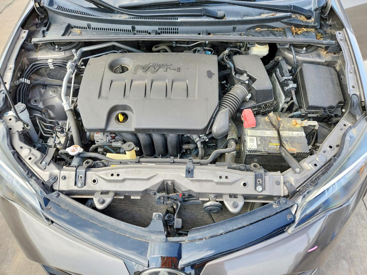 2017 Toyota Corolla Le Серый vin: 2T1BURHE9HC829958