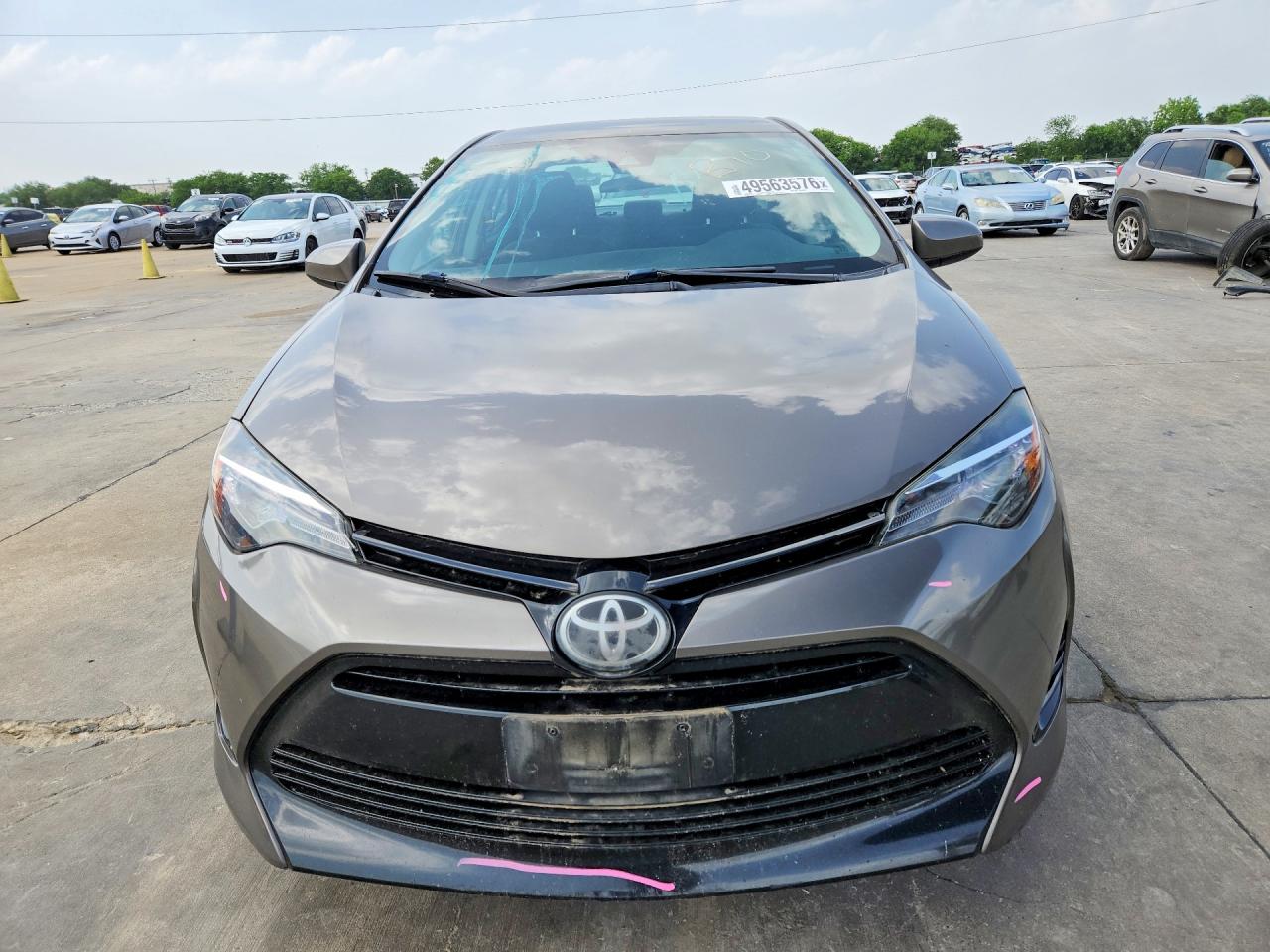 2017 Toyota Corolla Le Серый vin: 2T1BURHE9HC829958