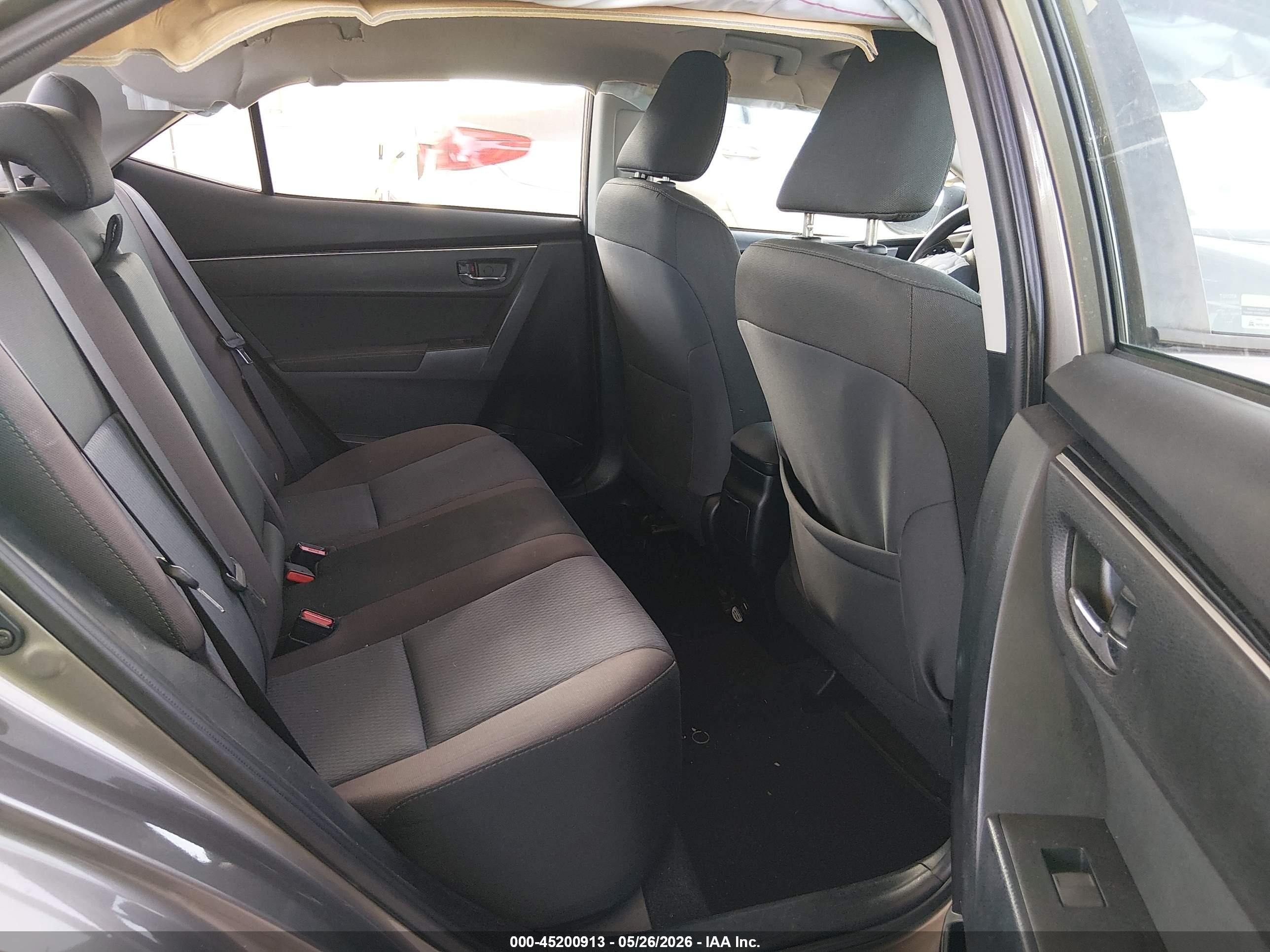 2017 Toyota Corolla Le Gray vin: 2T1BURHE9HC836098
