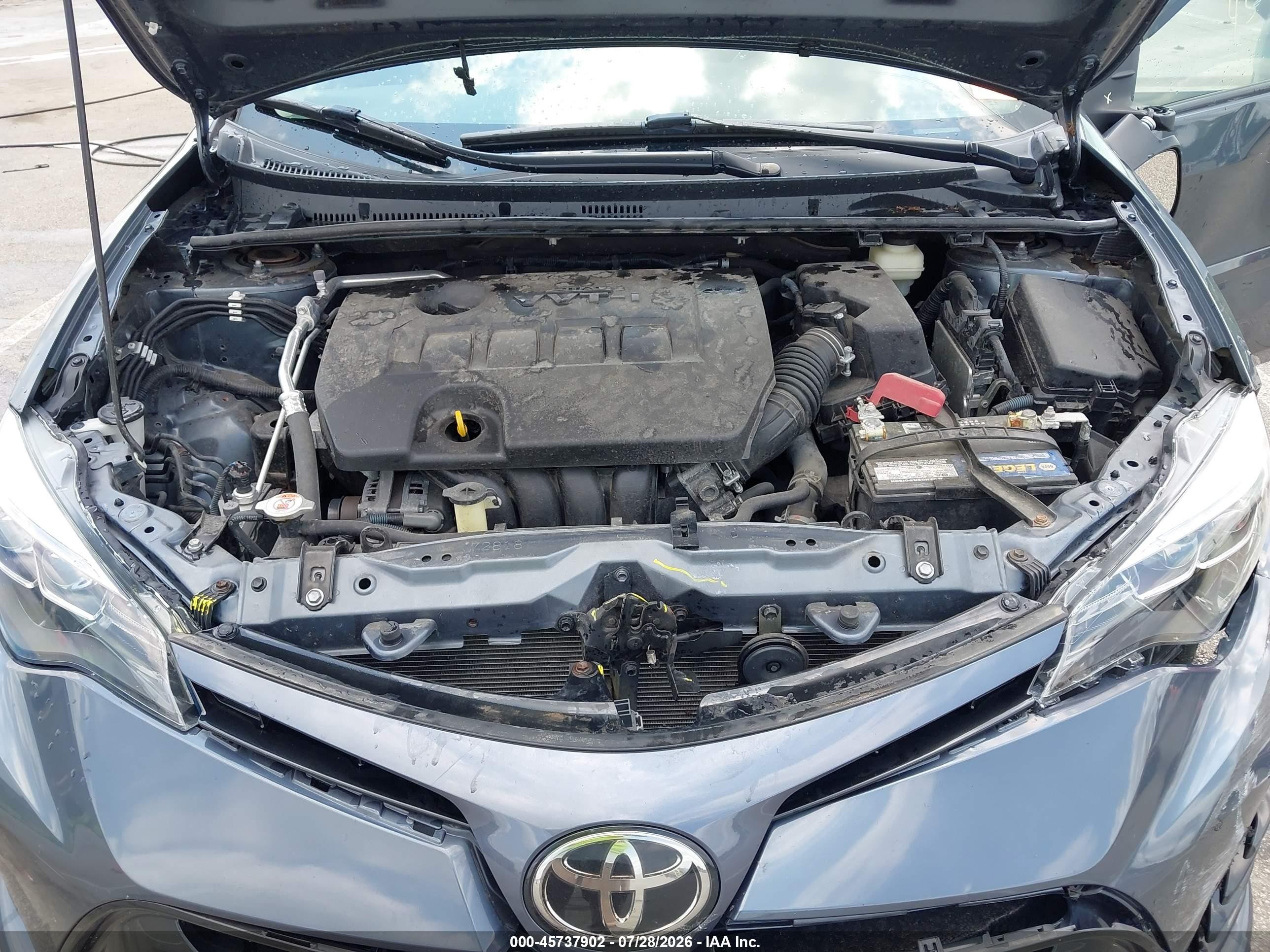 2017 Toyota Corolla Se Light Blue vin: 2T1BURHE9HC892171