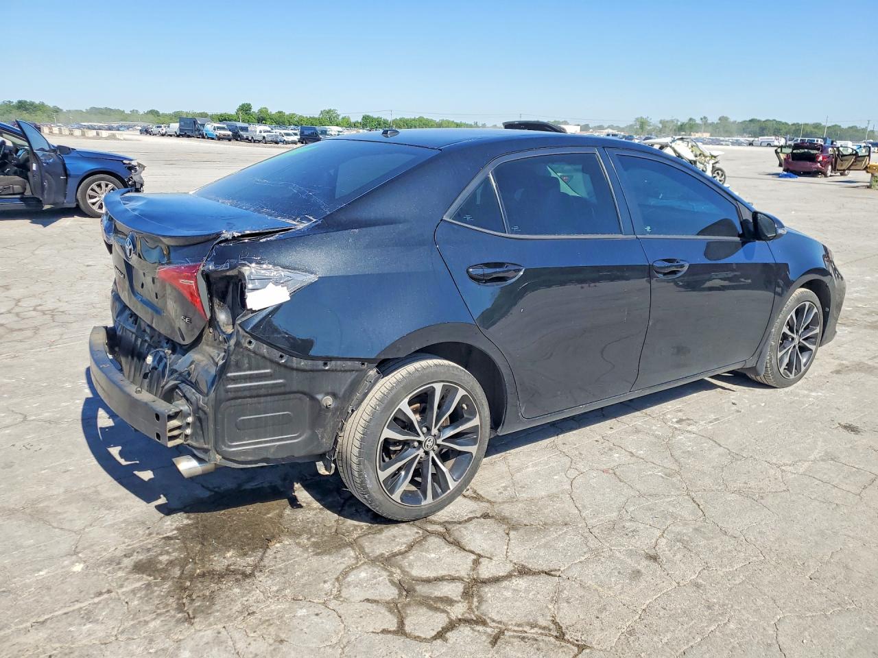 2017 Toyota Corolla Se Black vin: 2T1BURHE9HC893739