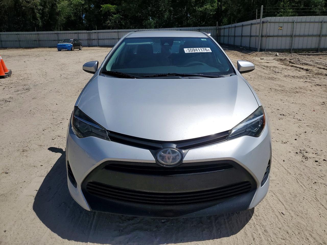2019 Toyota Corolla Le Silver vin: 2T1BURHE9KC178404
