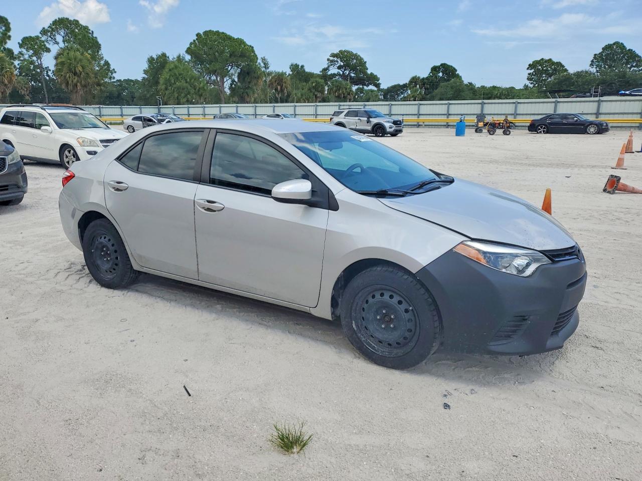 2014 Toyota Corolla Le Gray vin: 2T1BURHEXEC002949