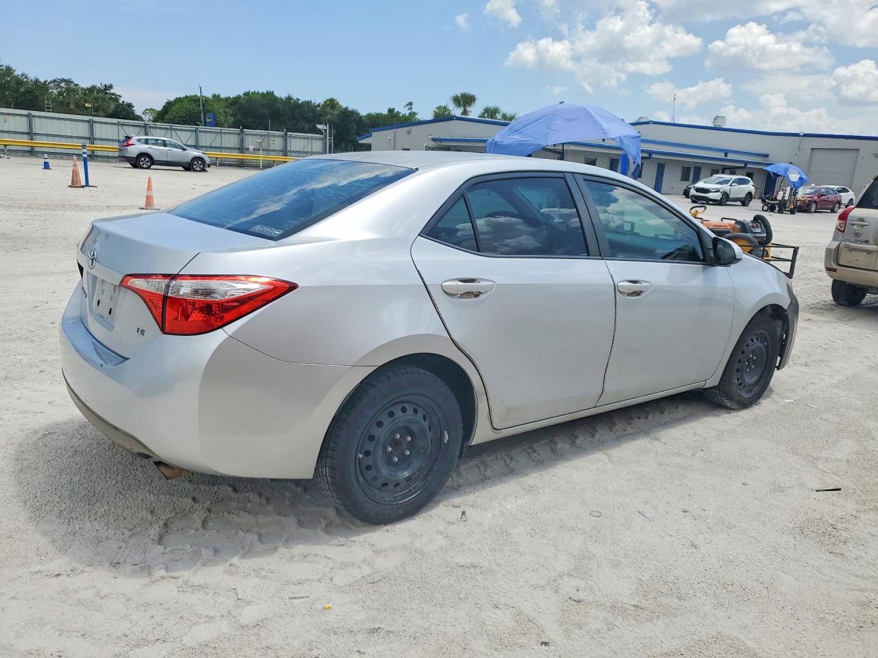2014 Toyota Corolla Le Gray vin: 2T1BURHEXEC002949