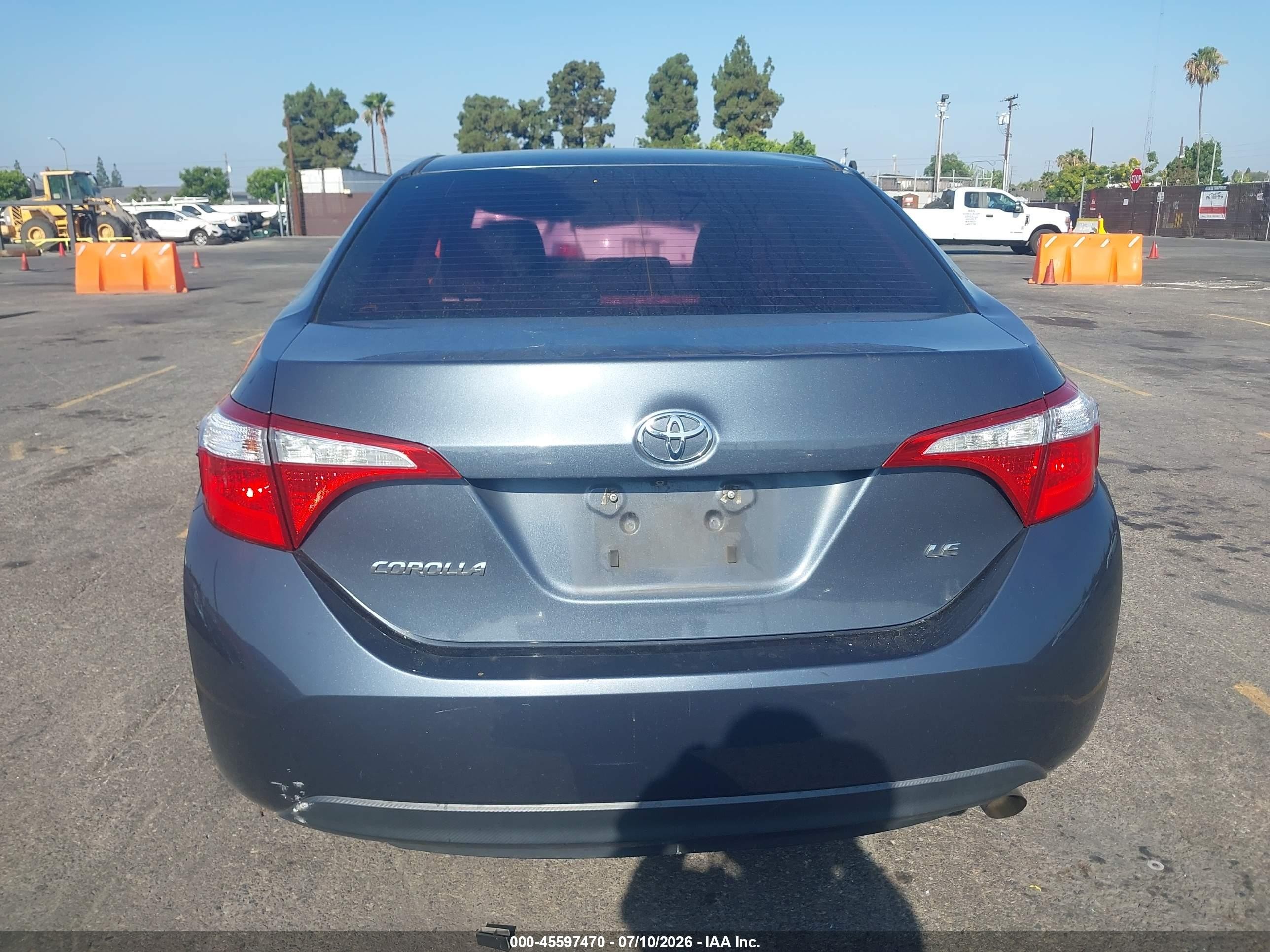 2014 Toyota Corolla Le Premium Blue vin: 2T1BURHEXEC012087