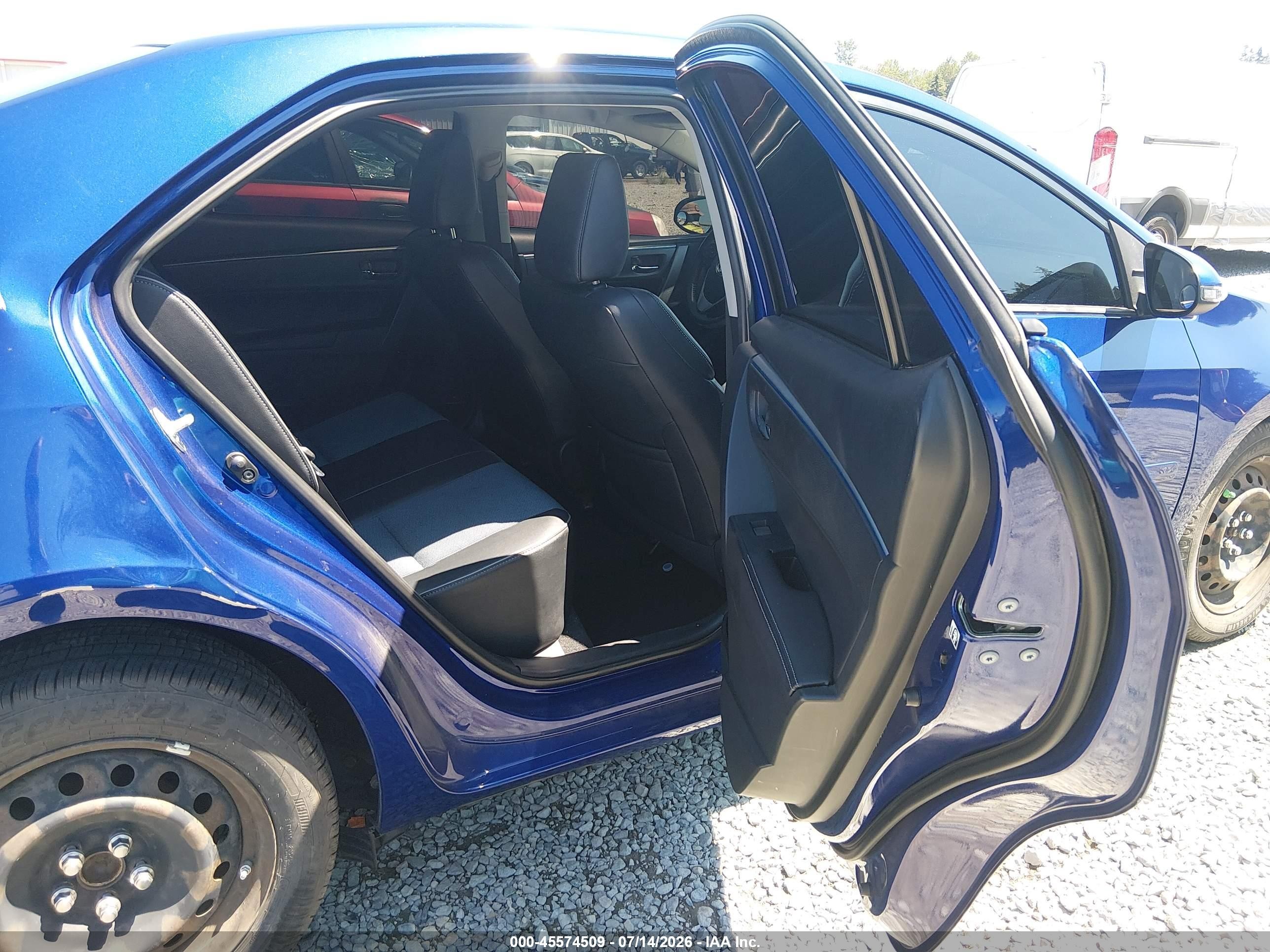 2014 Toyota Corolla S Plus Синий vin: 2T1BURHEXEC018987