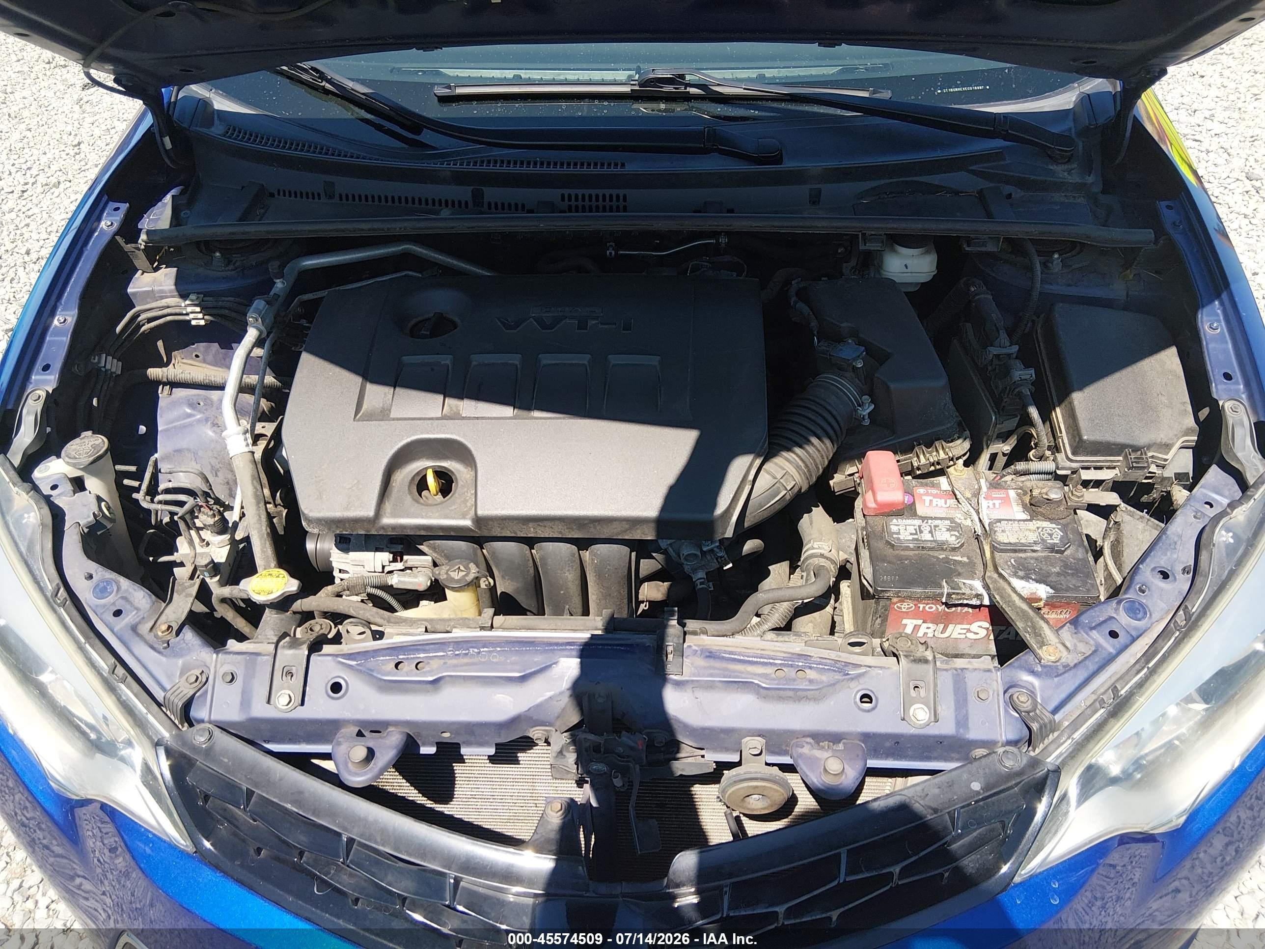2014 Toyota Corolla S Plus Синий vin: 2T1BURHEXEC018987