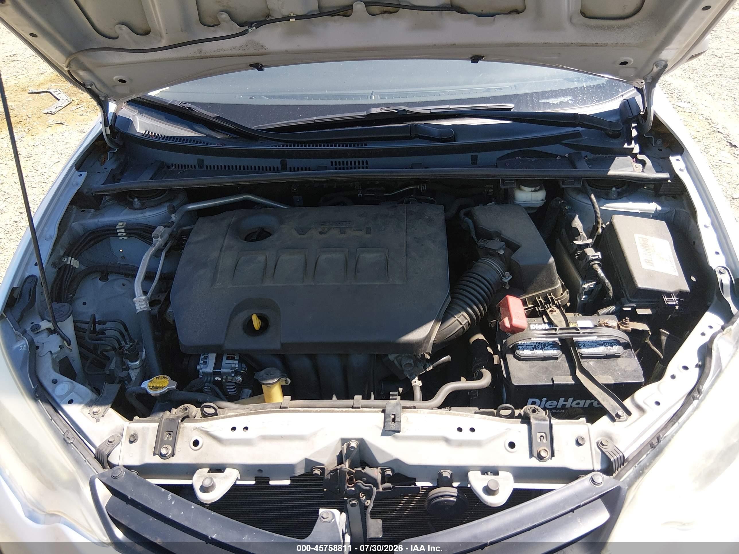 2014 Toyota Corolla Le Plus Silver vin: 2T1BURHEXEC025762
