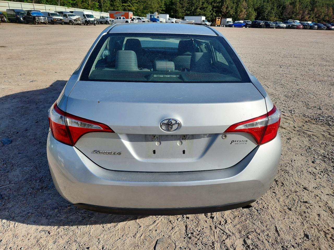 2014 Toyota Corolla L Silver vin: 2T1BURHEXEC026751