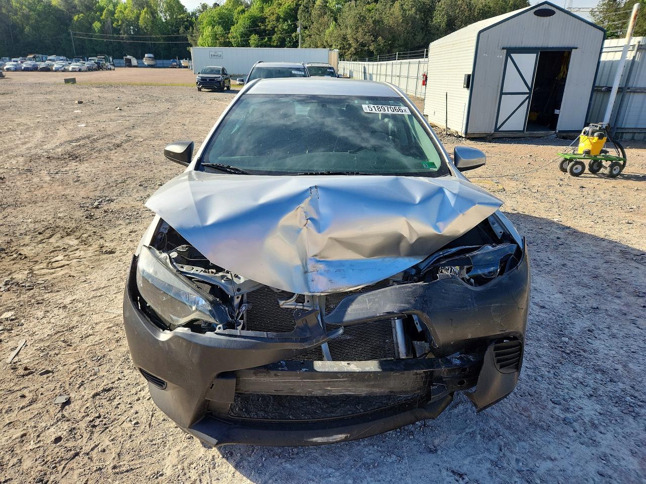 2014 Toyota Corolla L Silver vin: 2T1BURHEXEC026751