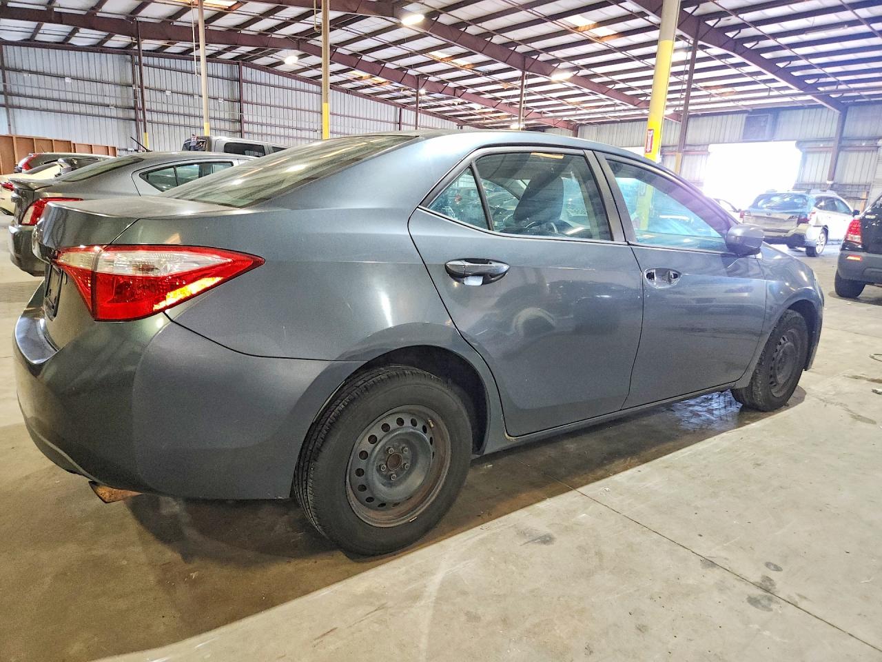 2014 Toyota Corolla L Blue vin: 2T1BURHEXEC029844