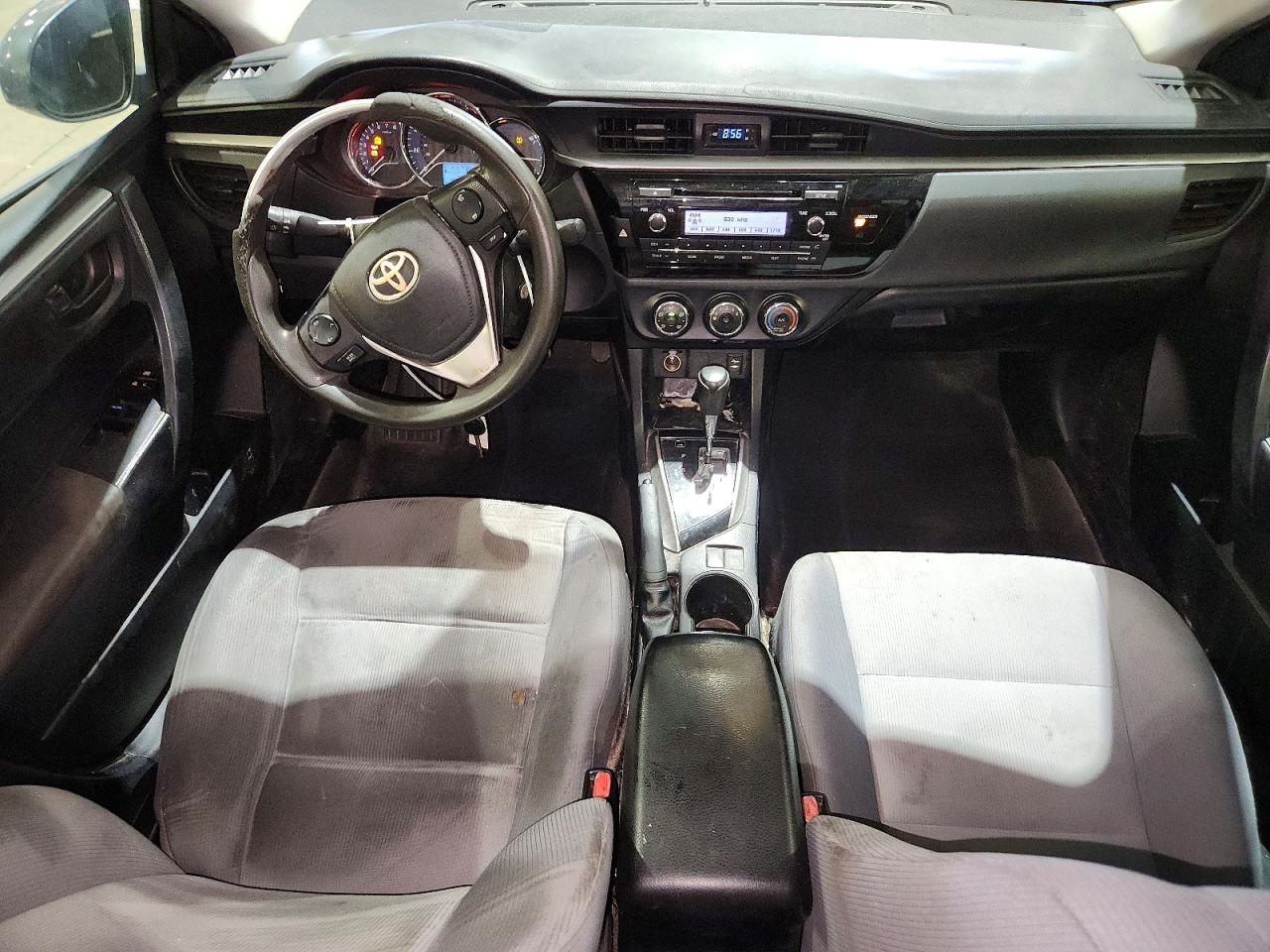 2014 Toyota Corolla L Blue vin: 2T1BURHEXEC029844