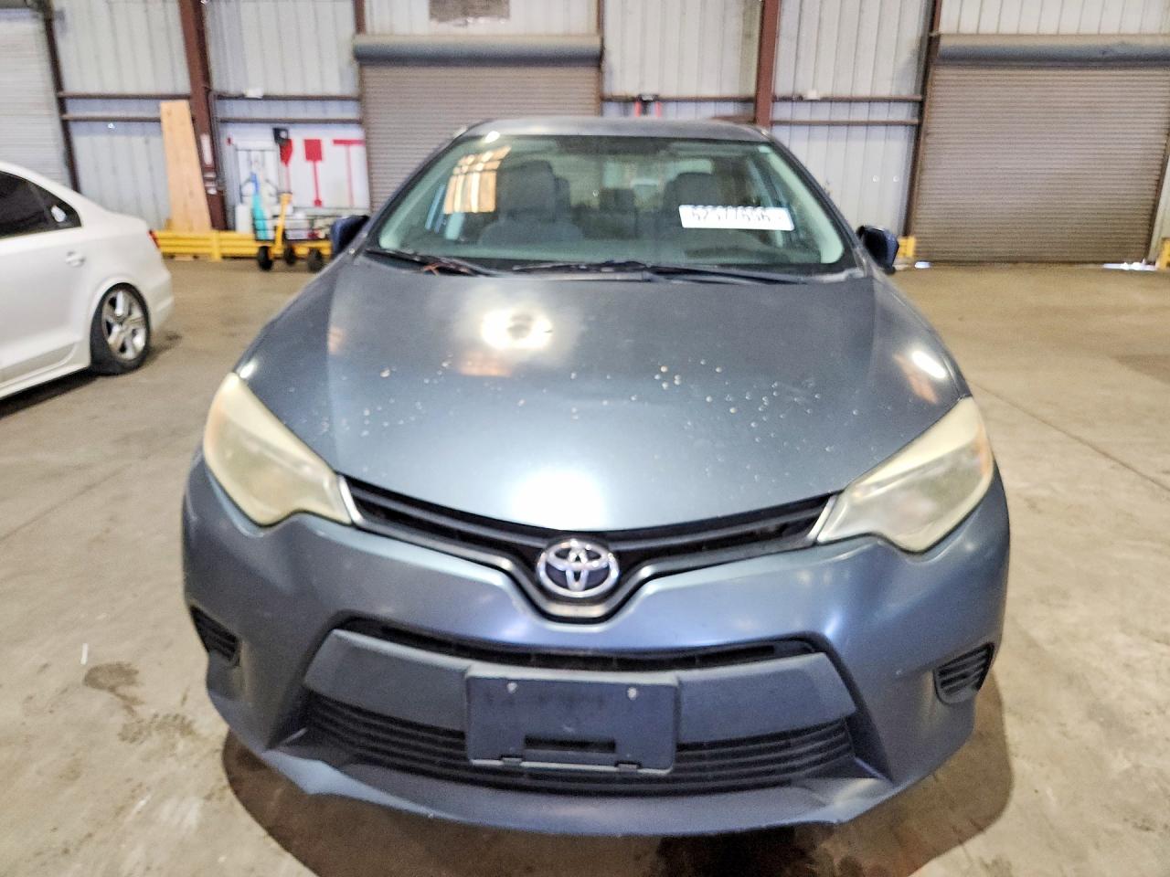 2014 Toyota Corolla L Blue vin: 2T1BURHEXEC029844