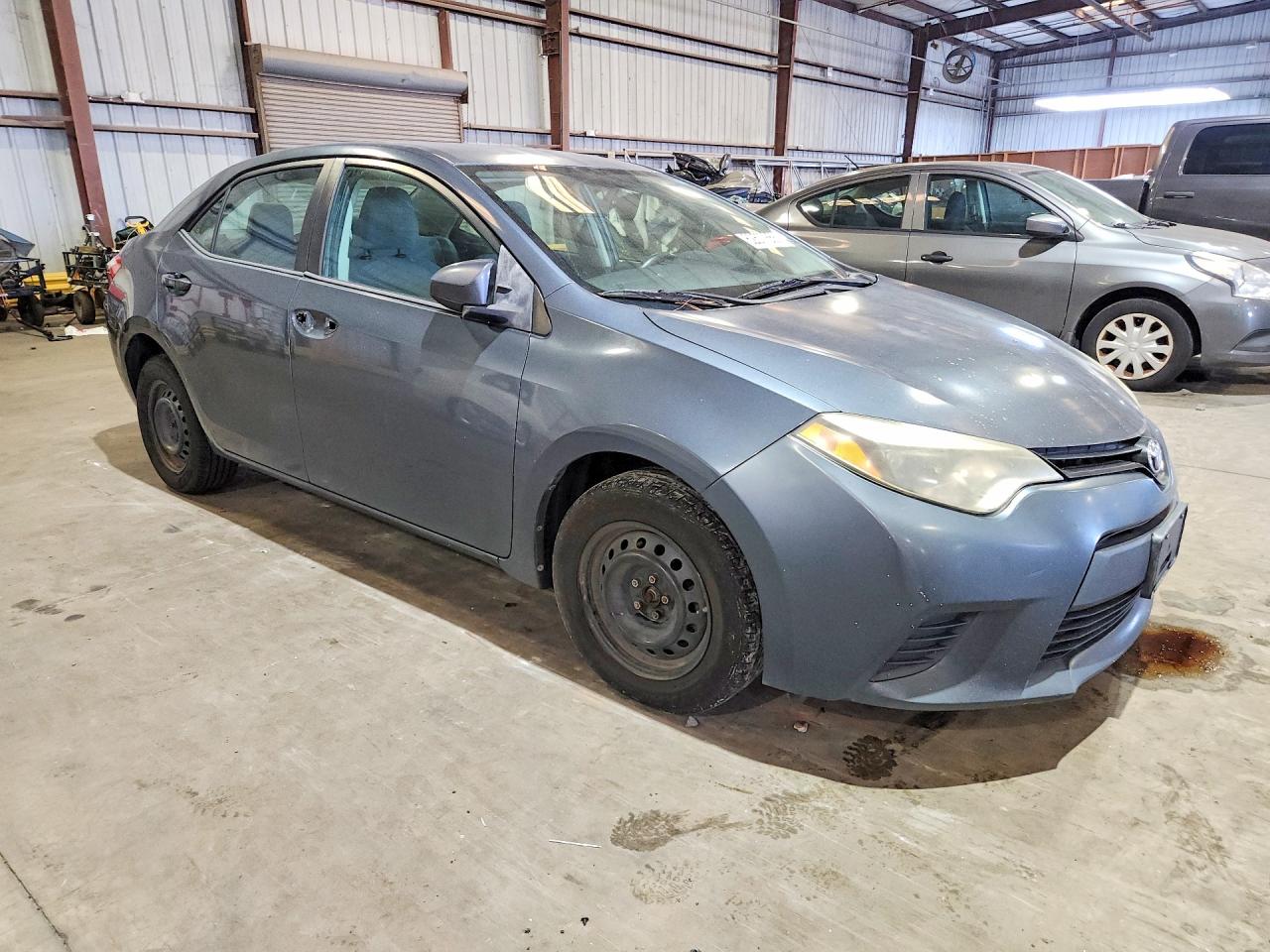 2014 Toyota Corolla L Blue vin: 2T1BURHEXEC029844