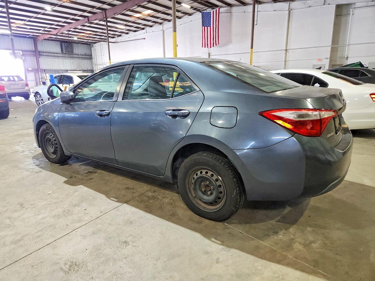 2014 Toyota Corolla L Blue vin: 2T1BURHEXEC029844