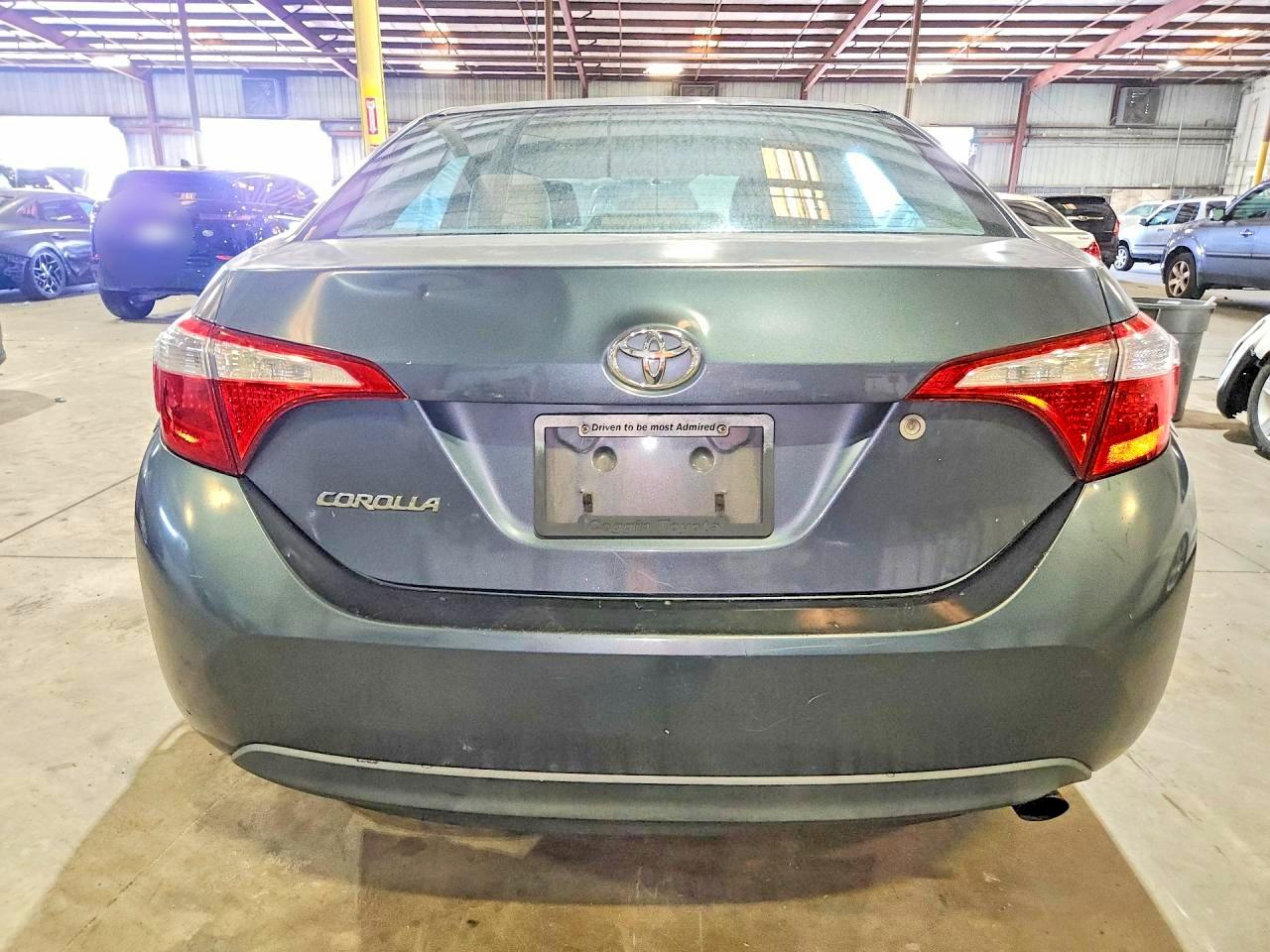 2014 Toyota Corolla L Blue vin: 2T1BURHEXEC029844