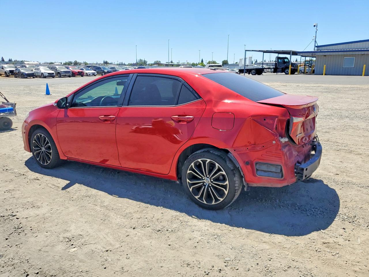 2014 Toyota Corolla S Plus Red vin: 2T1BURHEXEC029858