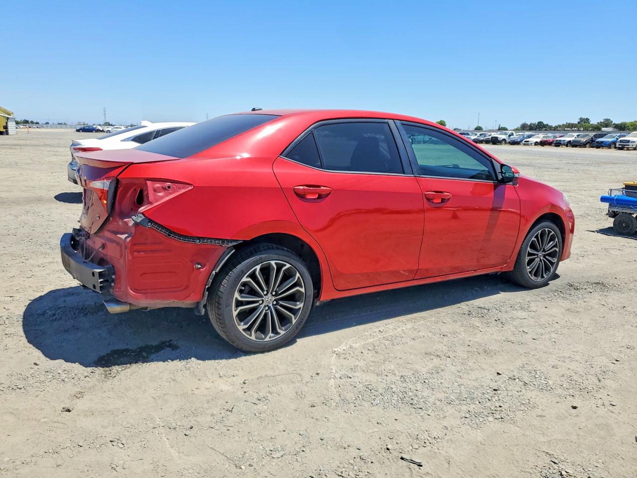 2014 Toyota Corolla S Plus Red vin: 2T1BURHEXEC029858