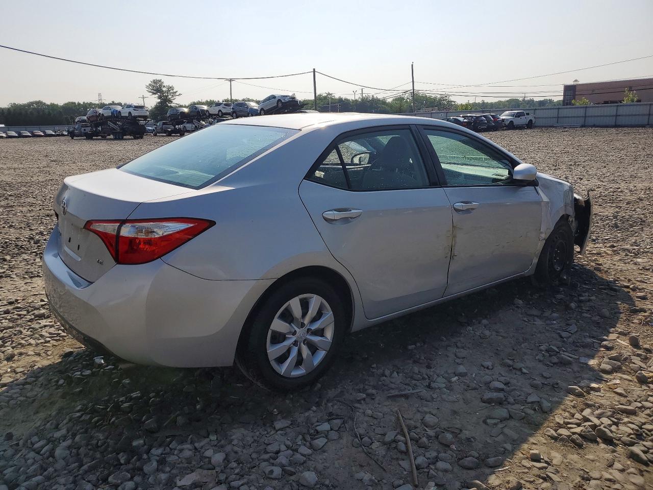 2014 Toyota Corolla Le Gray vin: 2T1BURHEXEC034557