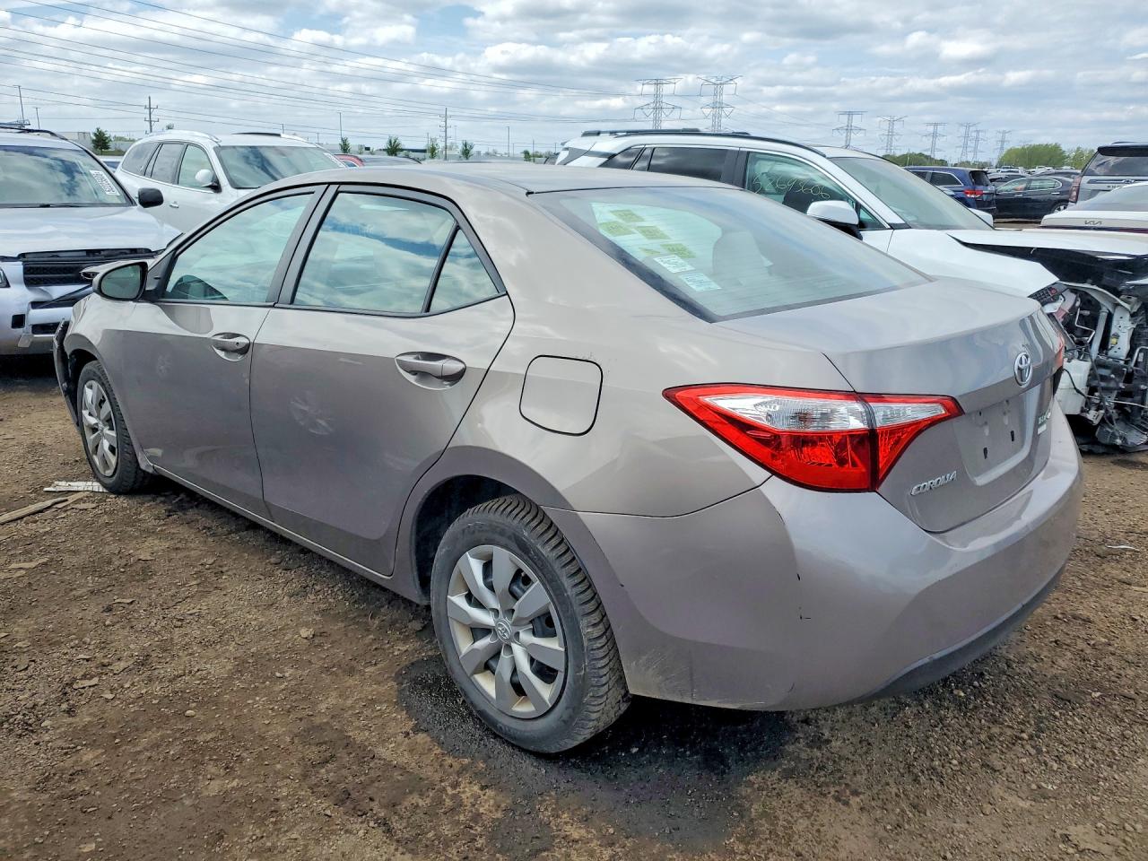 2014 Toyota Corolla Le Gray vin: 2T1BURHEXEC041931
