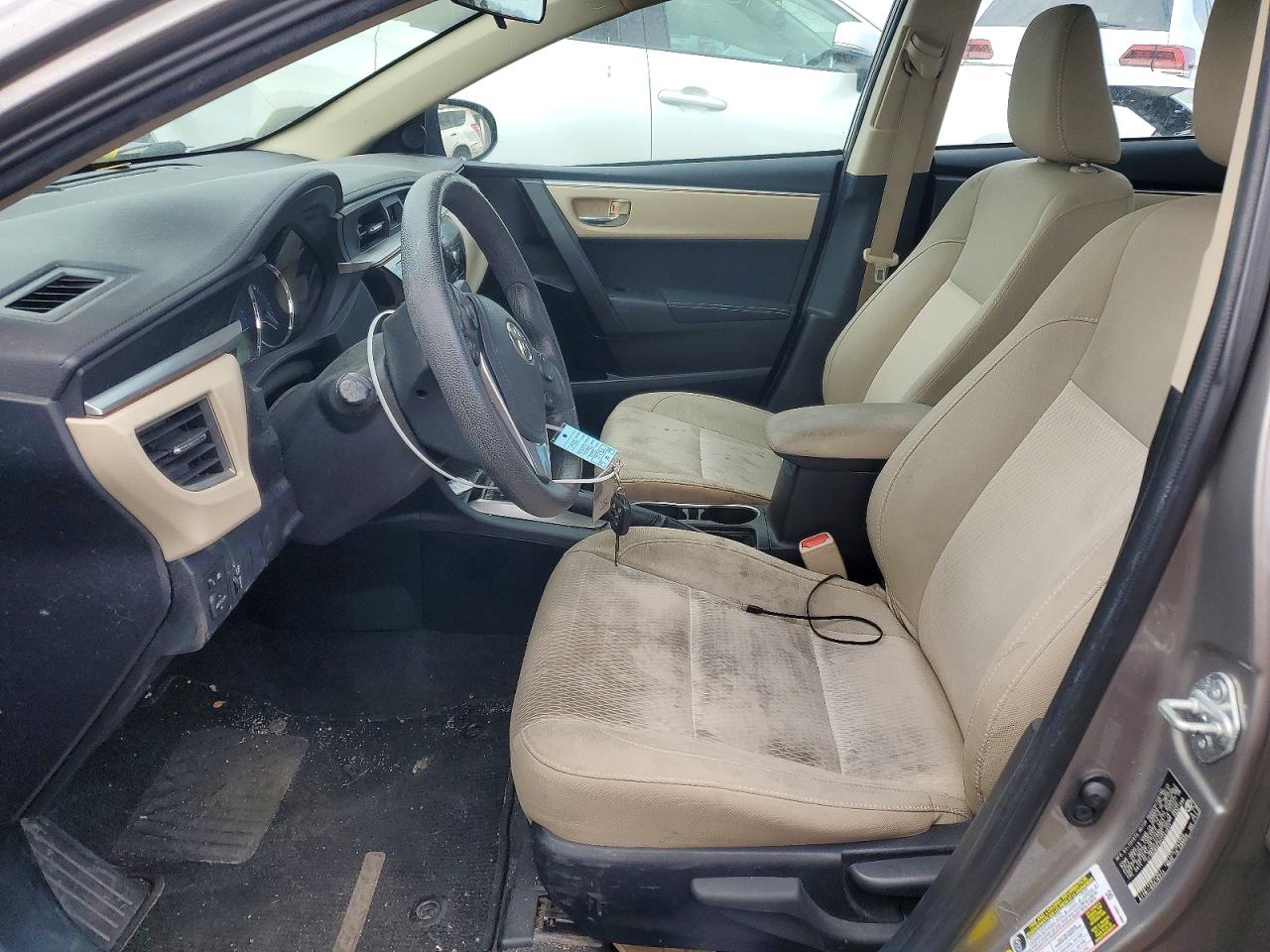 2014 Toyota Corolla Le Gray vin: 2T1BURHEXEC041931