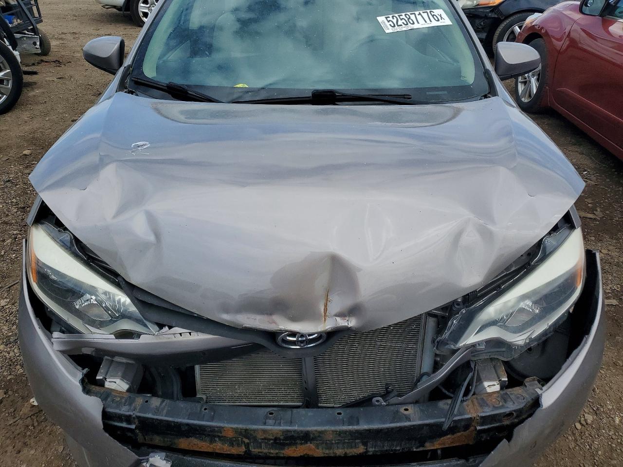 2014 Toyota Corolla Le Gray vin: 2T1BURHEXEC041931