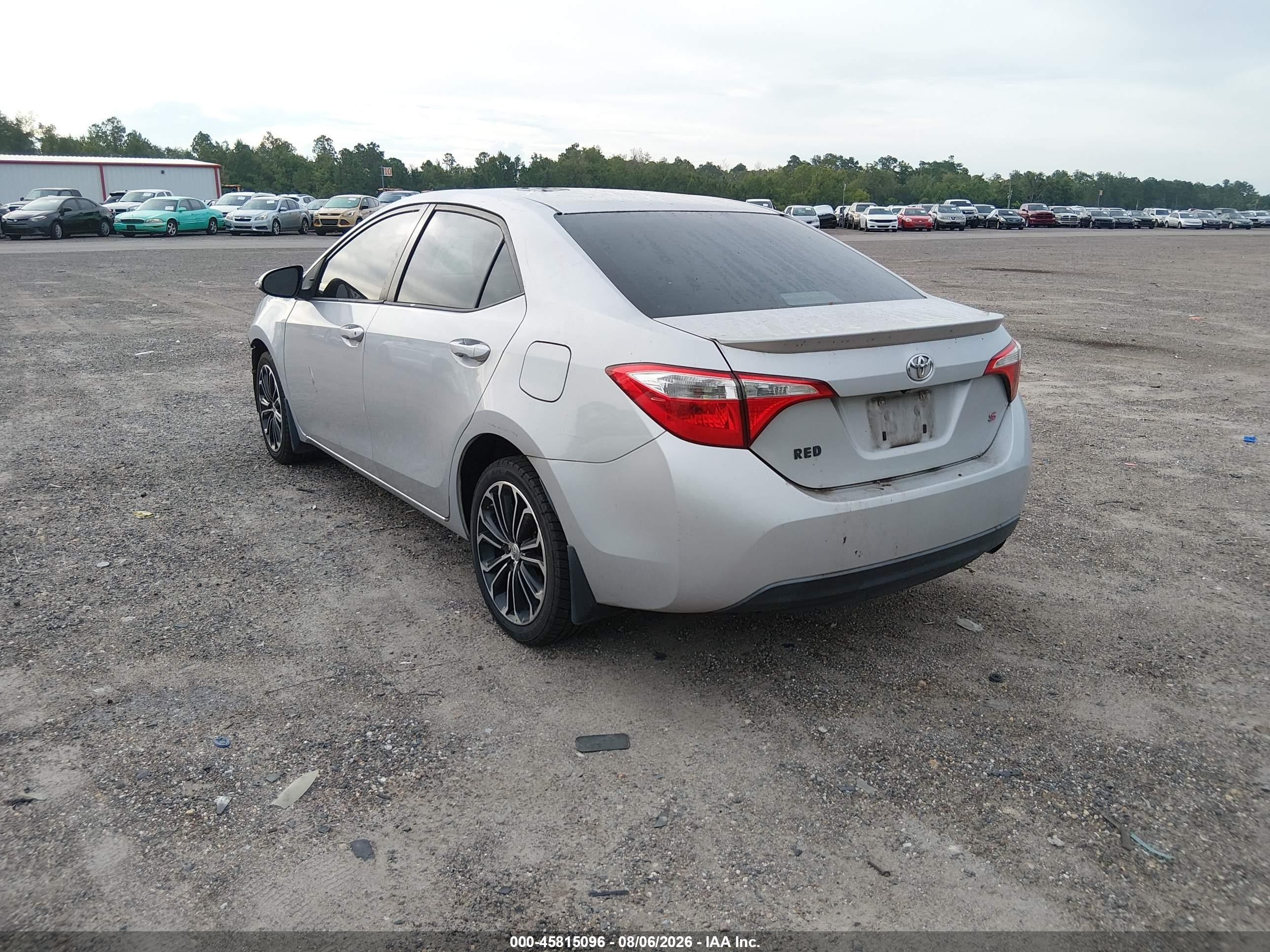2014 Toyota Corolla S Plus Silver vin: 2T1BURHEXEC042898