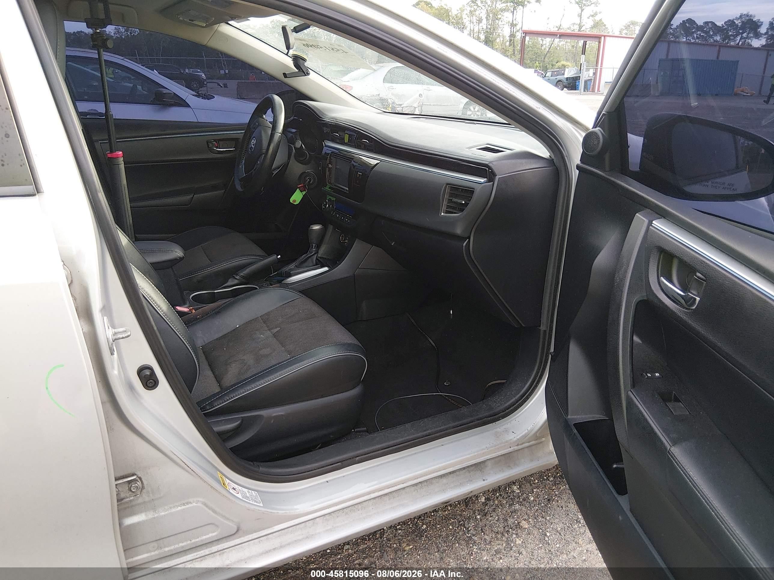 2014 Toyota Corolla S Plus Silver vin: 2T1BURHEXEC042898