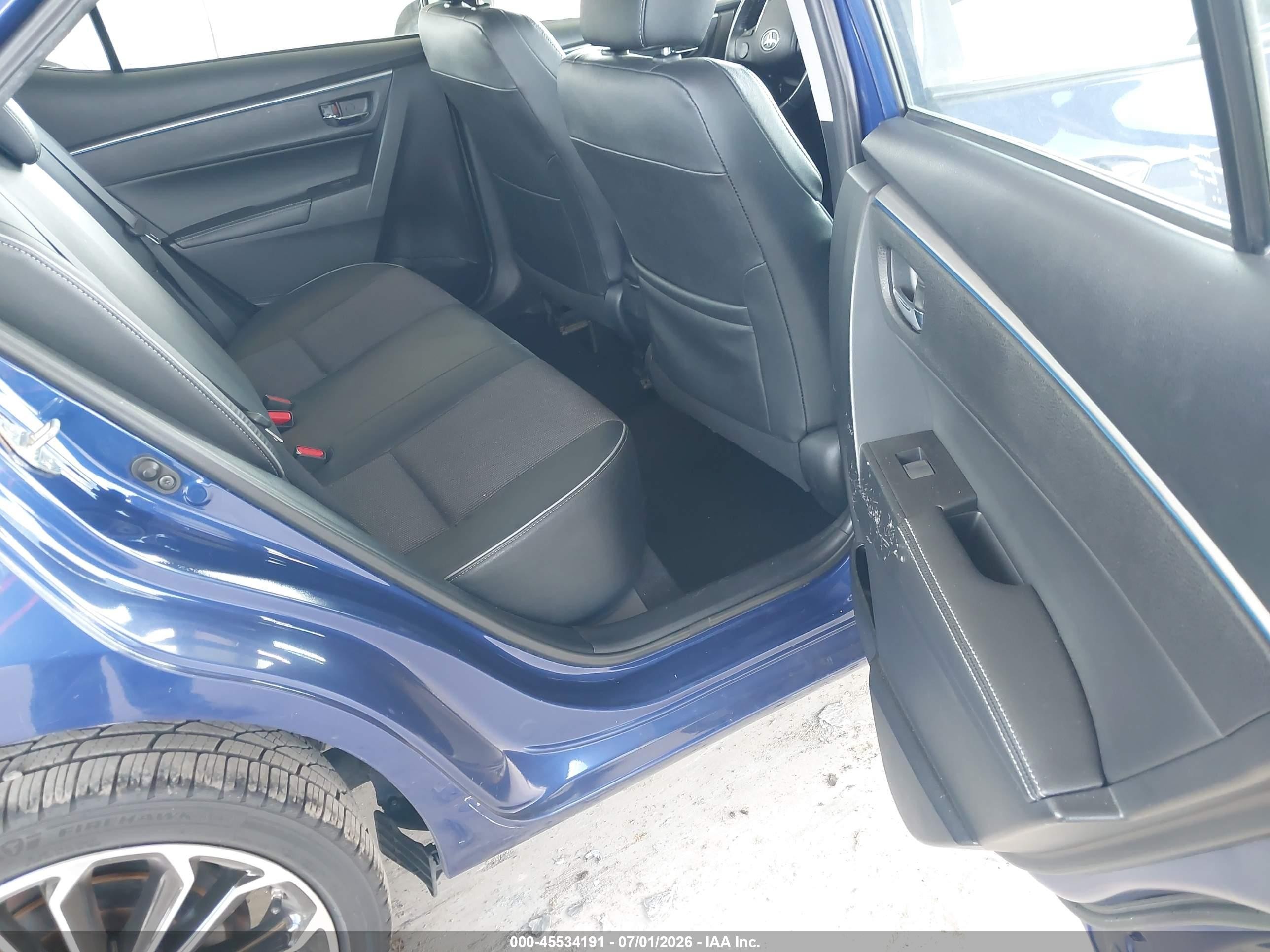 2014 Toyota Corolla S Plus Blue vin: 2T1BURHEXEC043548