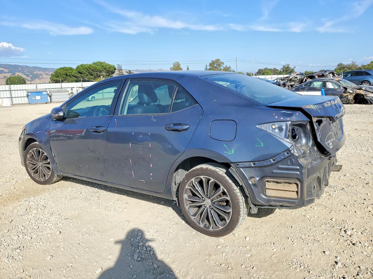 2014 Toyota Corolla S Plus Gray vin: 2T1BURHEXEC043744