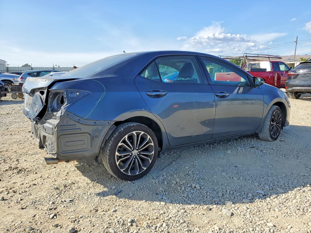 2014 Toyota Corolla S Plus Gray vin: 2T1BURHEXEC043744