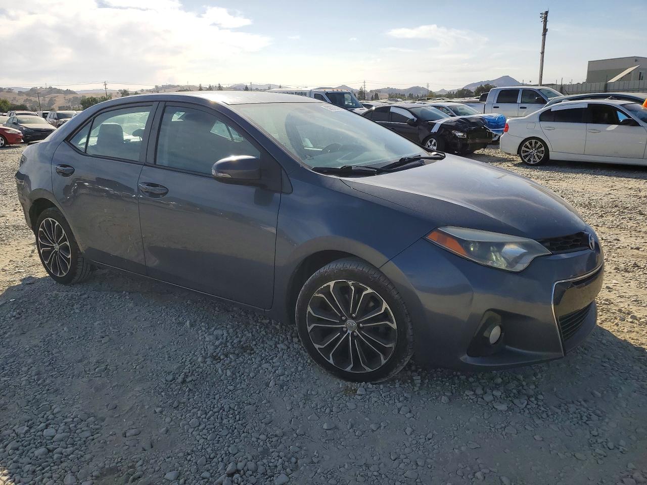 2014 Toyota Corolla S Plus Gray vin: 2T1BURHEXEC043744