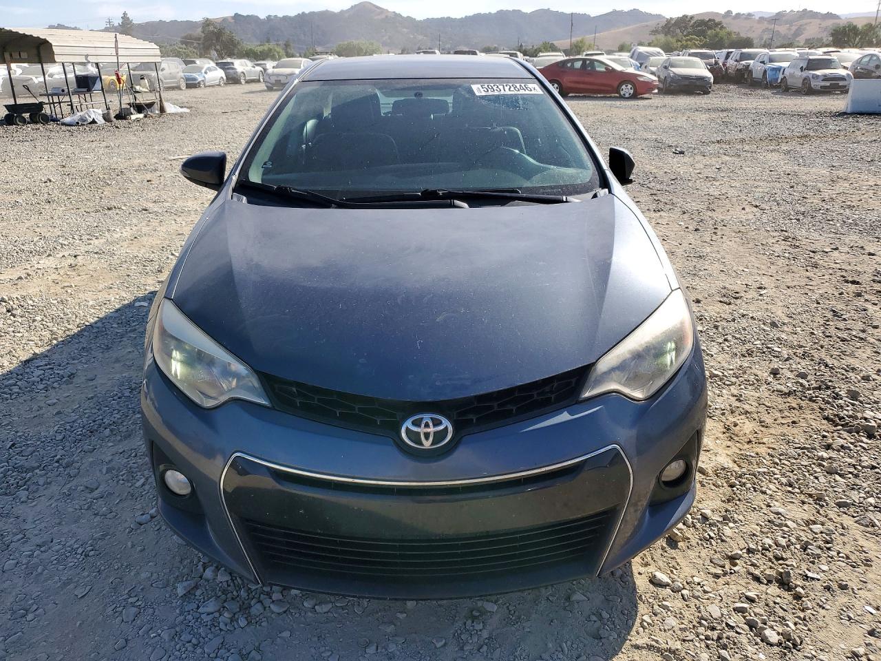 2014 Toyota Corolla S Plus Gray vin: 2T1BURHEXEC043744