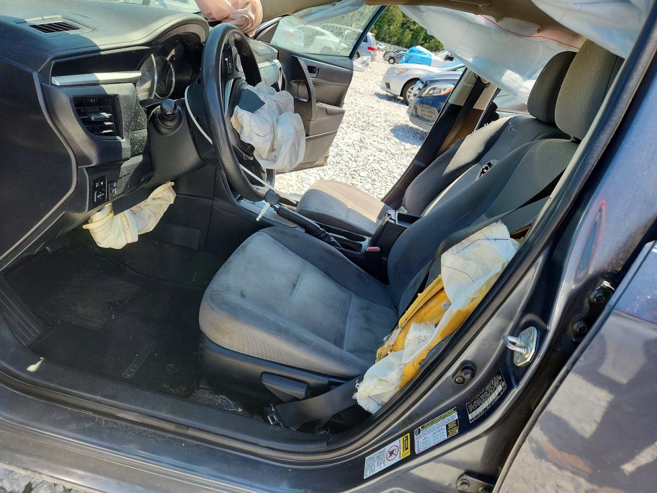 2014 Toyota Corolla L Charcoal vin: 2T1BURHEXEC050323