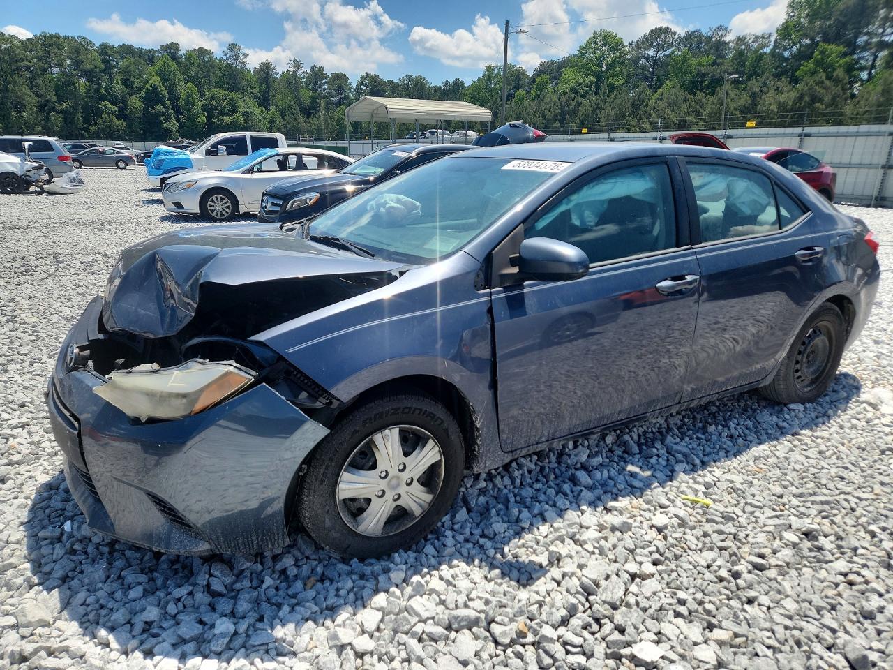 2014 Toyota Corolla L Charcoal vin: 2T1BURHEXEC050323