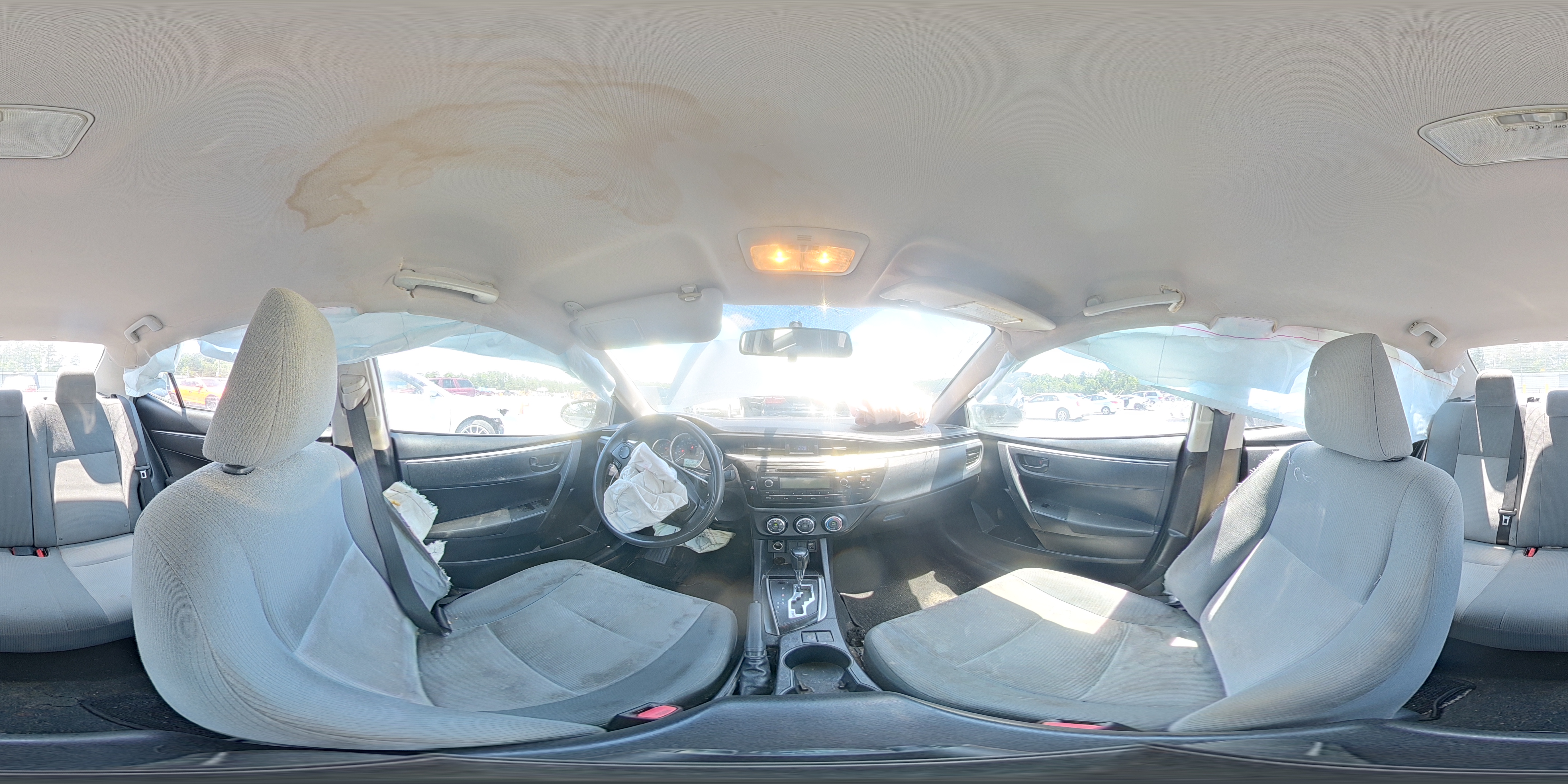 2014 Toyota Corolla L Charcoal vin: 2T1BURHEXEC050323