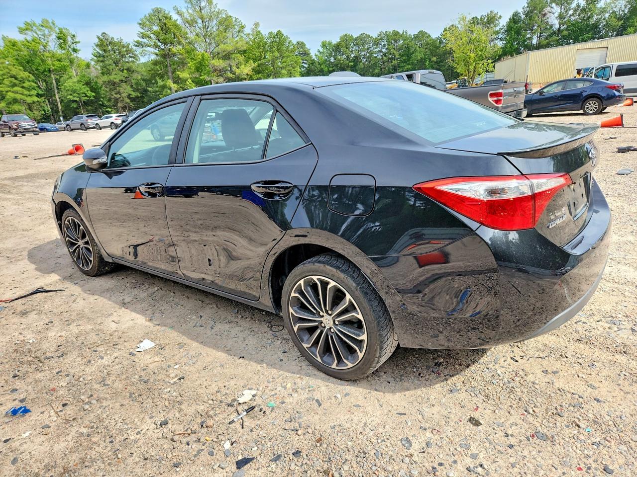 2014 Toyota Corolla S Plus Black vin: 2T1BURHEXEC050354