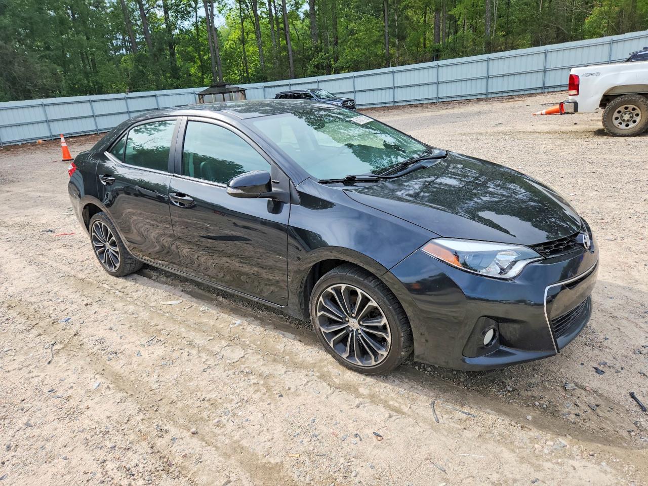 2014 Toyota Corolla S Plus Black vin: 2T1BURHEXEC050354