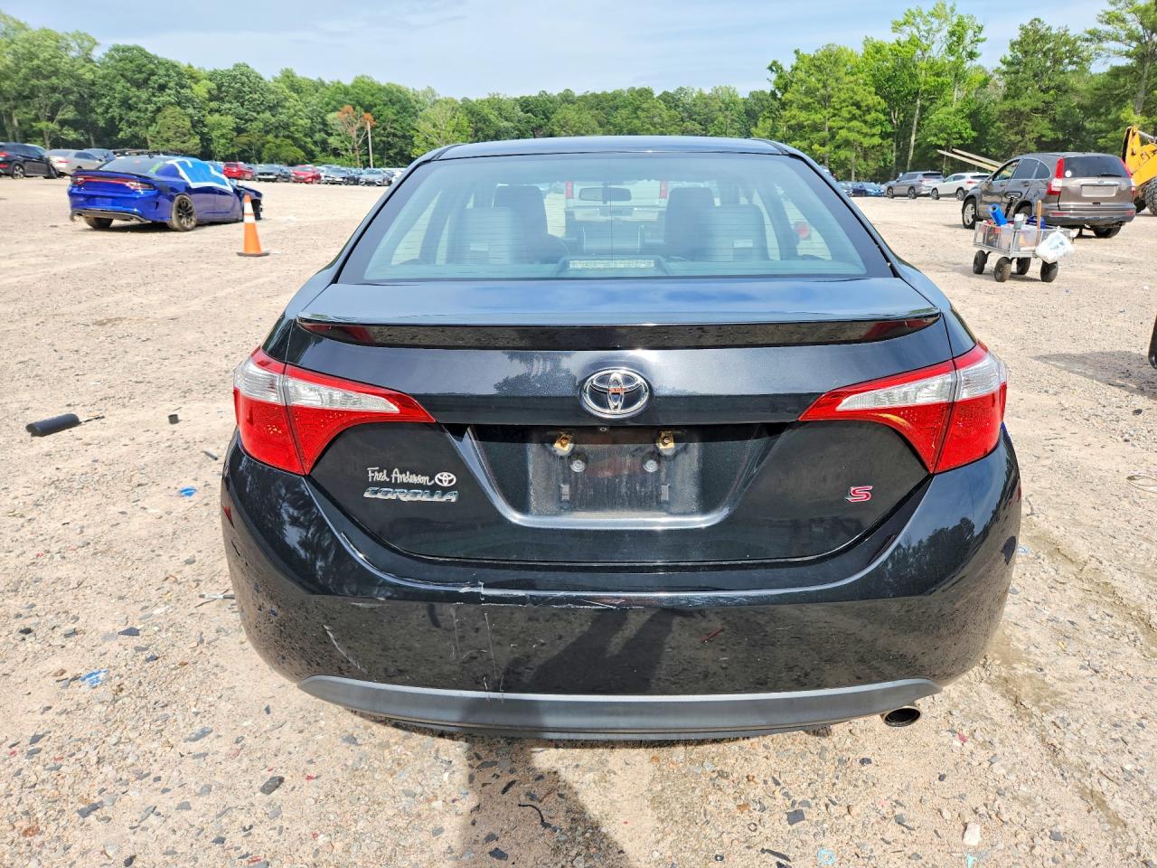 2014 Toyota Corolla S Plus Black vin: 2T1BURHEXEC050354