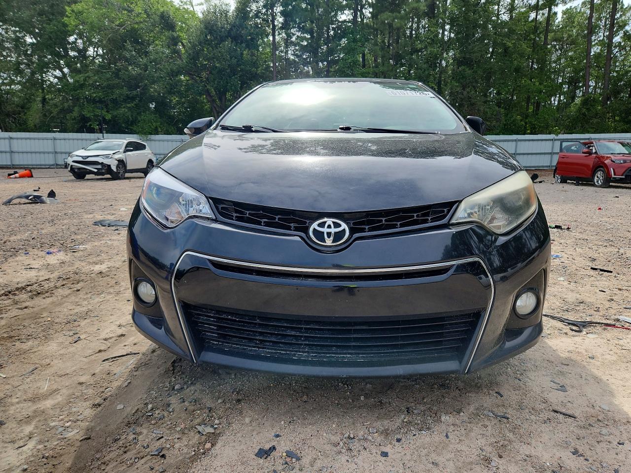 2014 Toyota Corolla S Plus Black vin: 2T1BURHEXEC050354