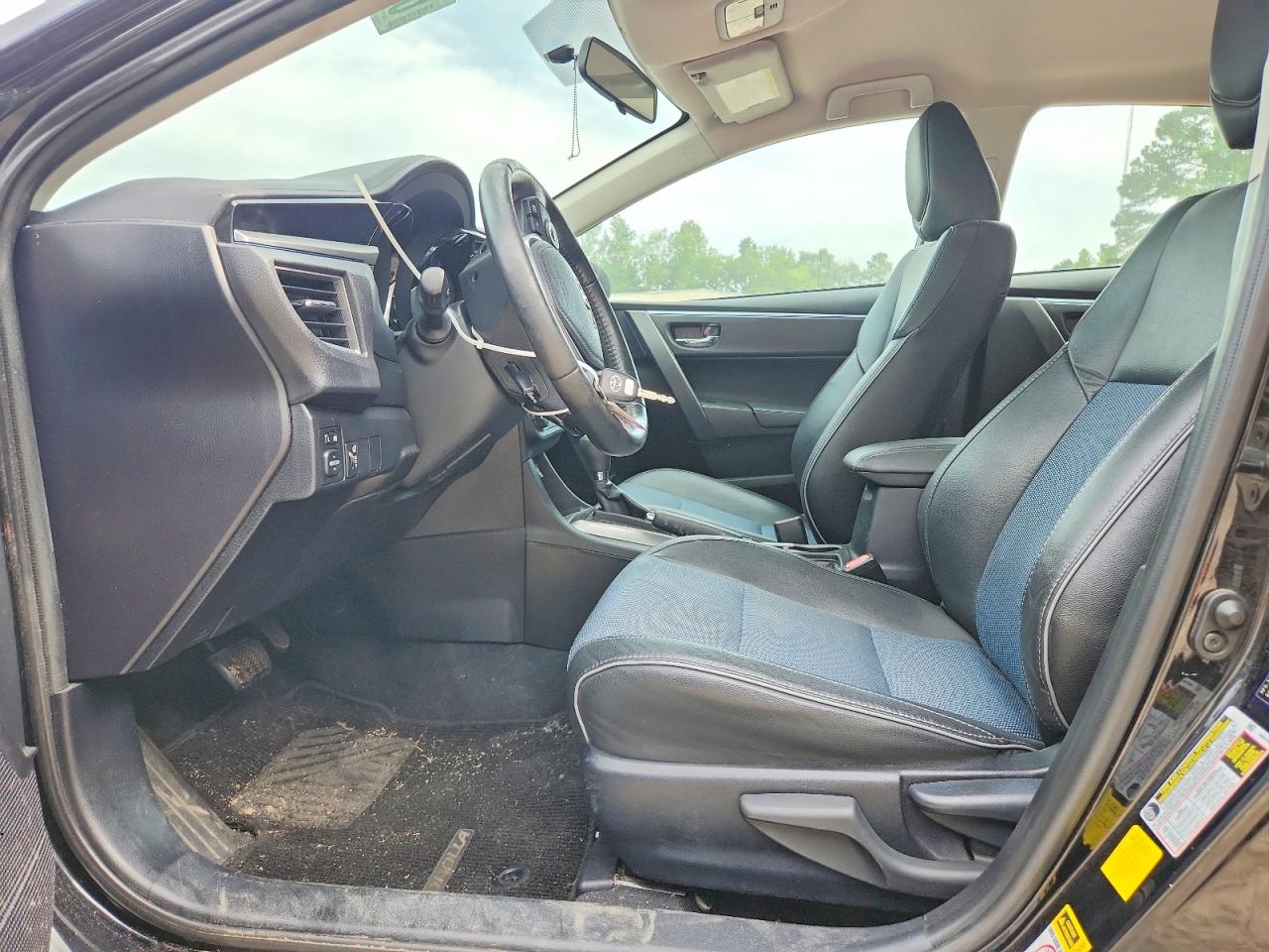 2014 Toyota Corolla S Plus Black vin: 2T1BURHEXEC050354
